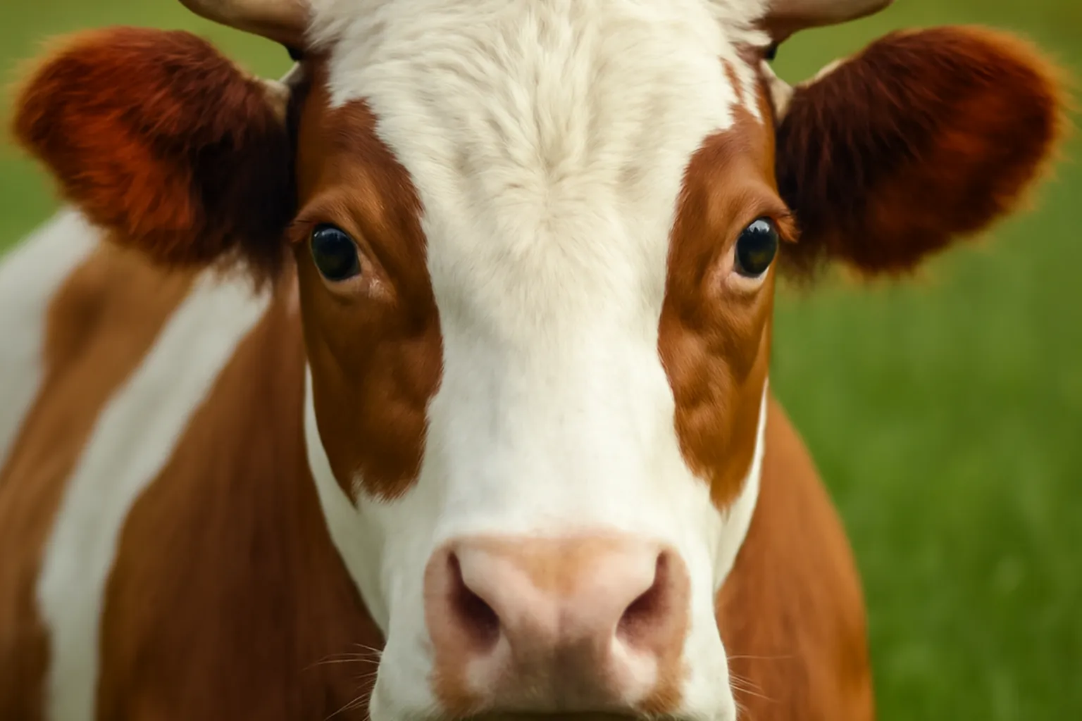 Vaches Montbéliardes au pâturage sur les plateaux calcaires du Doubs