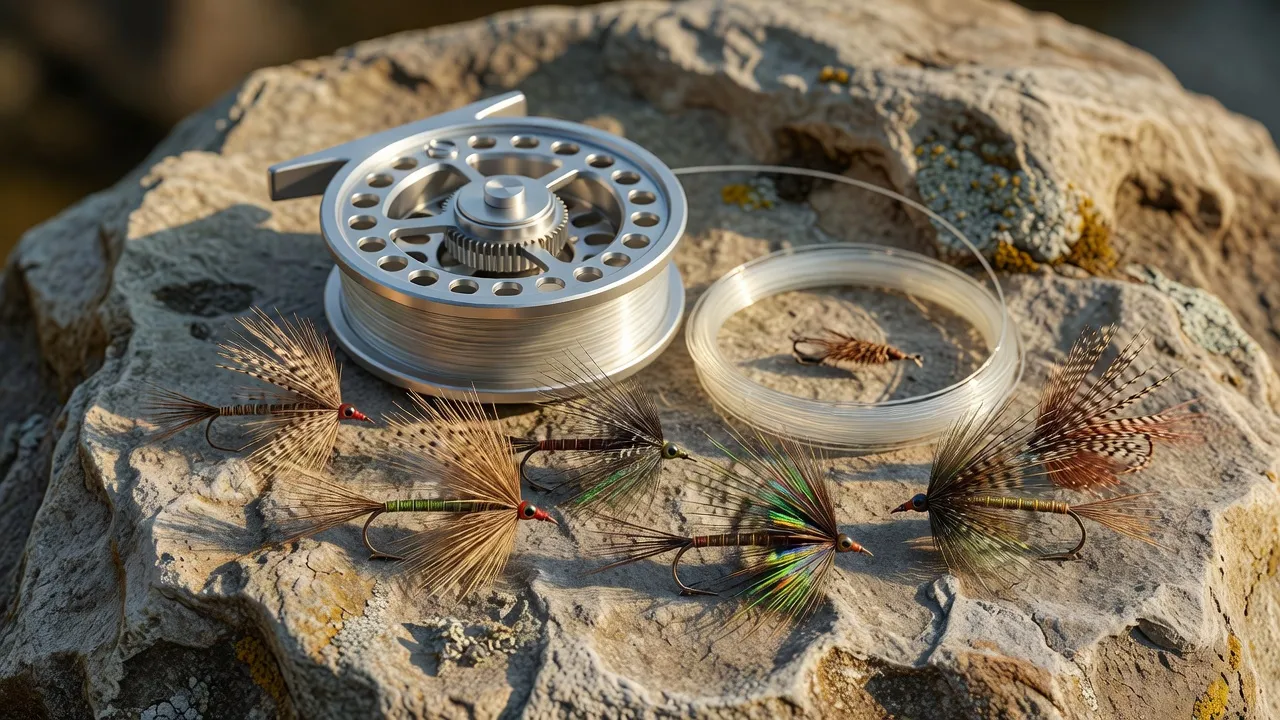 Équipement de pêche à la mouche : mouches sèches et matériel de base