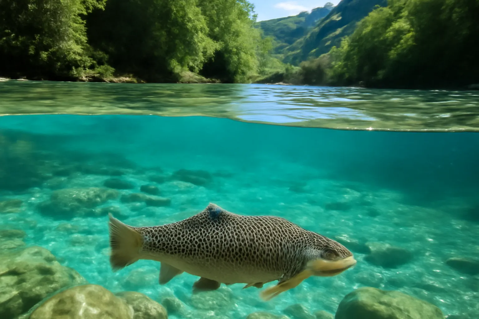 La Loue dans les gorges du canton de Quingey
