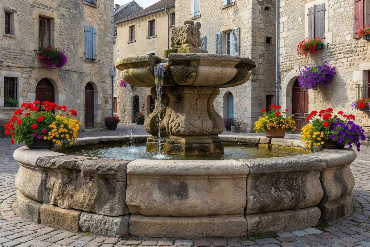 Maisons comtoises dans le centre-bourg de Quingey
