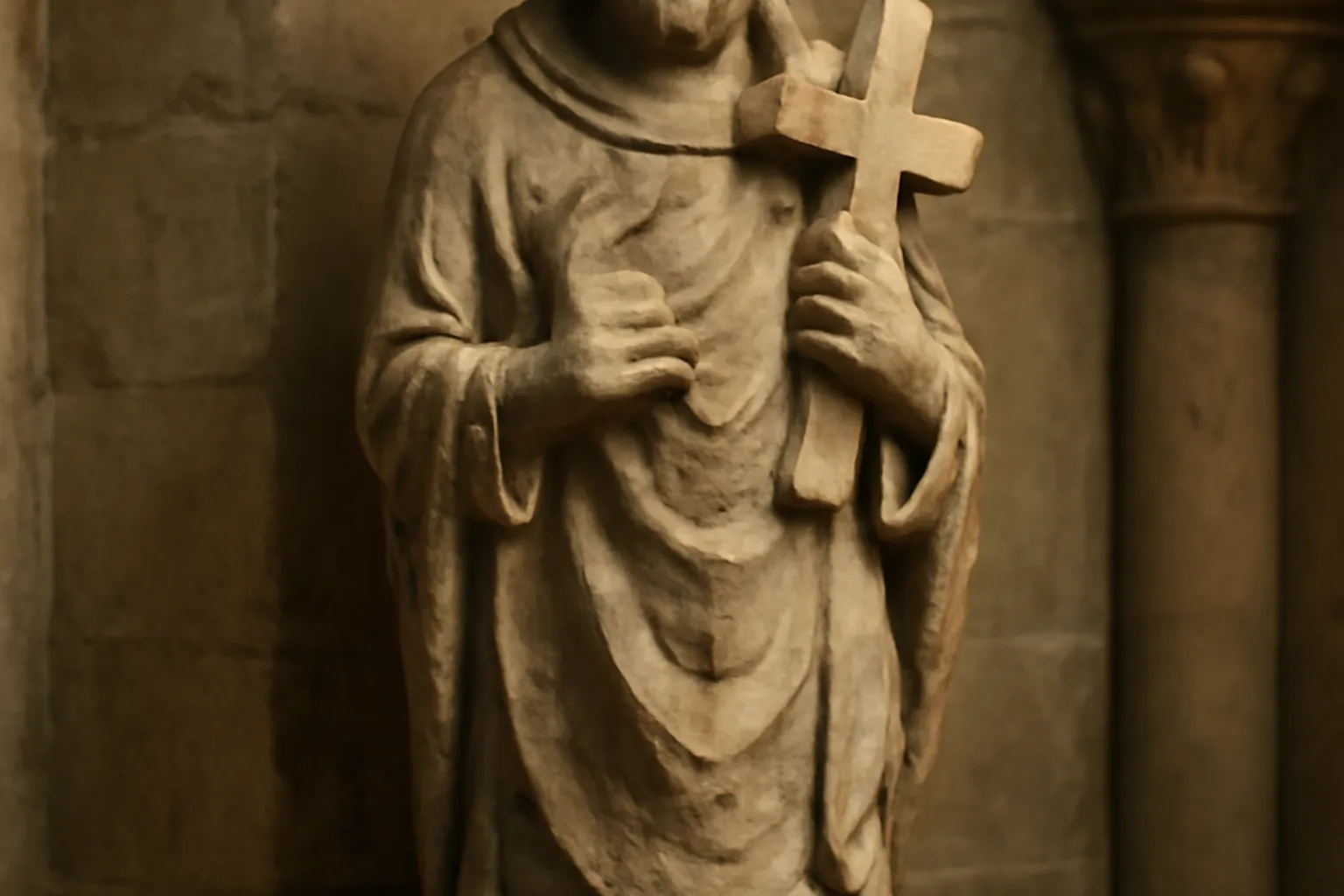 Représentation de saint Claude, patron de la Franche-Comté