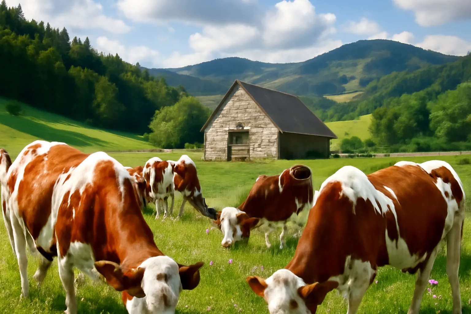 Élevage bovin et traditions agricoles dans le Doubs
