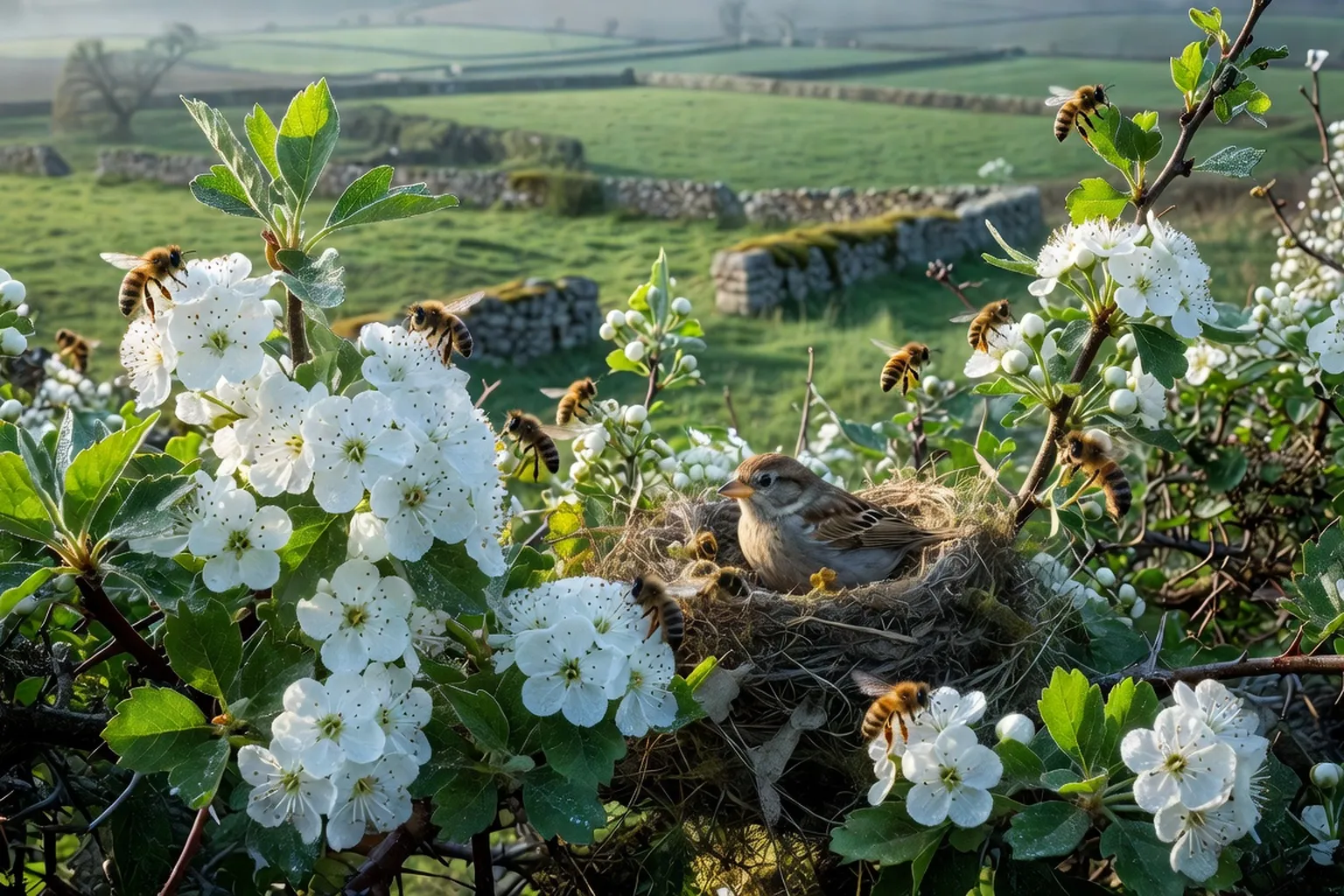 Les haies champêtres, gardiennes de la biodiversité dans le Doubs
