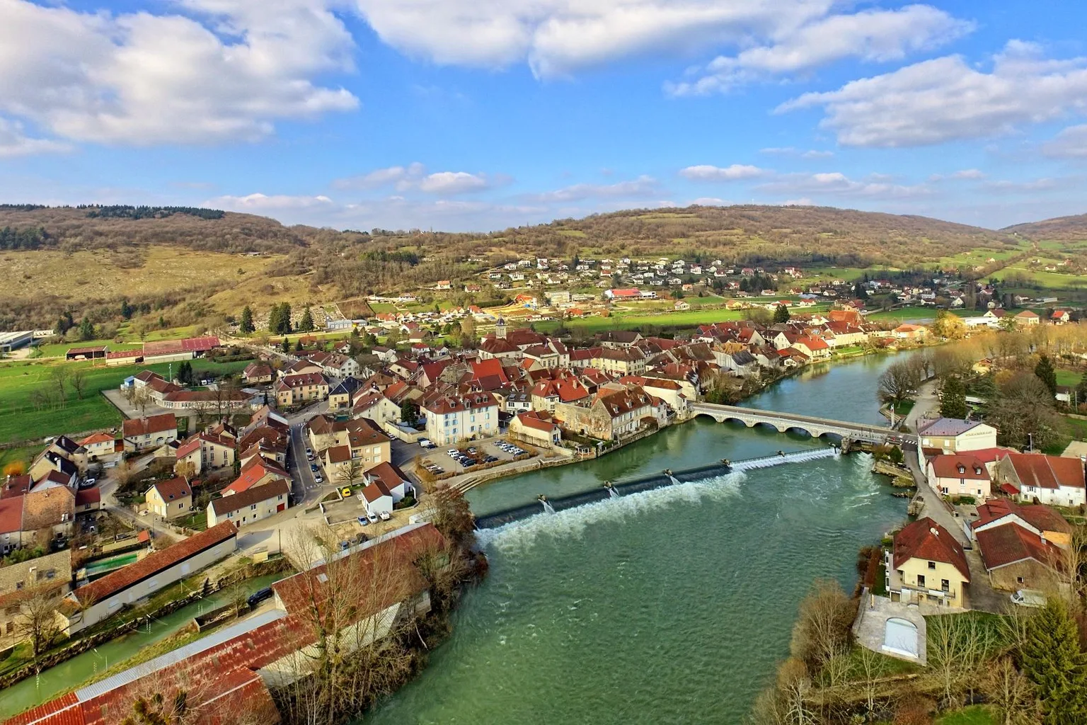 Vallée de la Loue au canton de Quingey — Doubs
