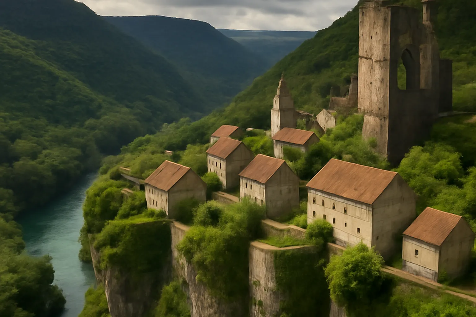 Mesmay, village de la Loue